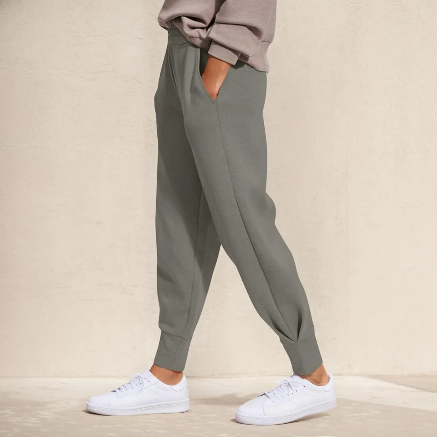 2024 Cinch Bottom Sweatpants Women's Casual High Waisted Joggers Workout Active Baggy Lounge Trousers with Pockets