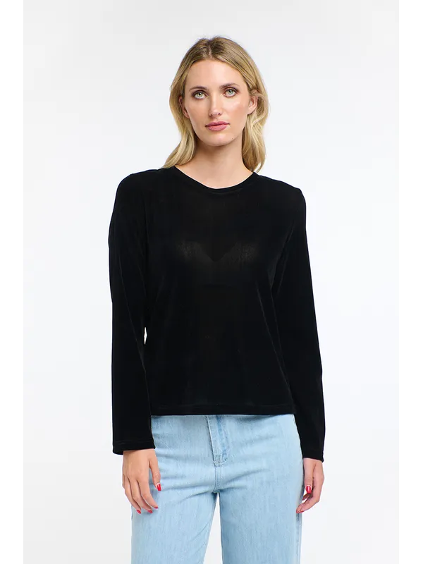 365 Days - Velvet Underground Top-Black