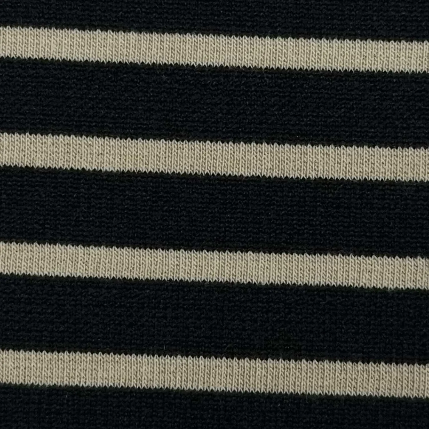 8mm Ponte Roma Stripe Polyester Acrylic Spandex Knit Fabric - FAB1405