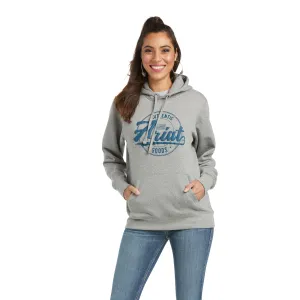 Ariat® Women's R.E.A.L.™ Heather Grey Graphic Logo Hoodie 10037579
