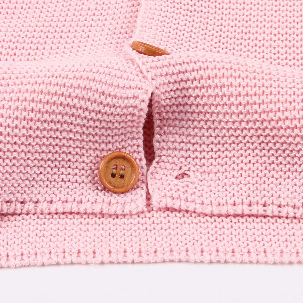 Baby Boys Rabbit Ears Hooded Knitted Tops Warm