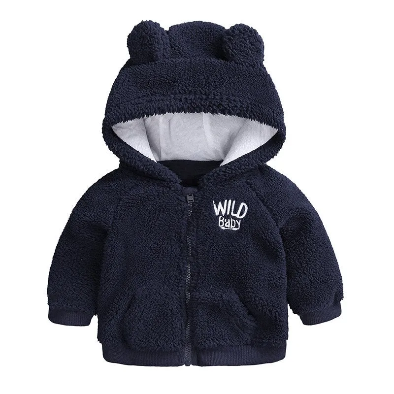 Baby Girl Warm Ears Hoodie