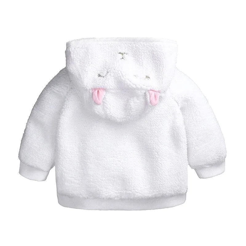 Baby Girl Warm Ears Hoodie