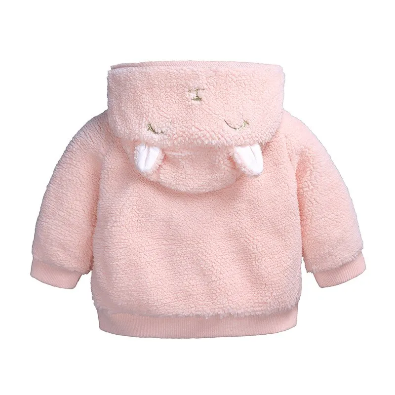 Baby Girl Warm Ears Hoodie