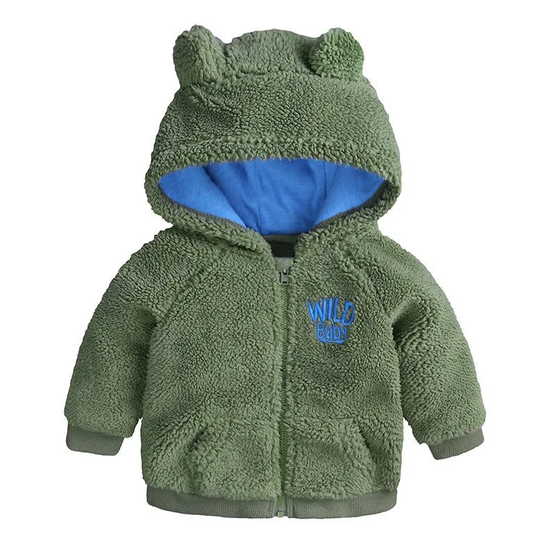 Baby Girl Warm Ears Hoodie