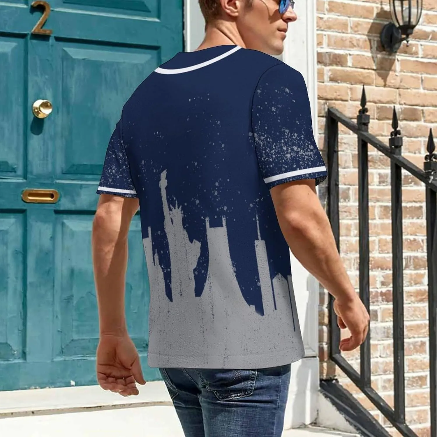 Baseball City Jerseys Sports Fans Shirts Clothing for Fans Men Gifts Printing S-2XL