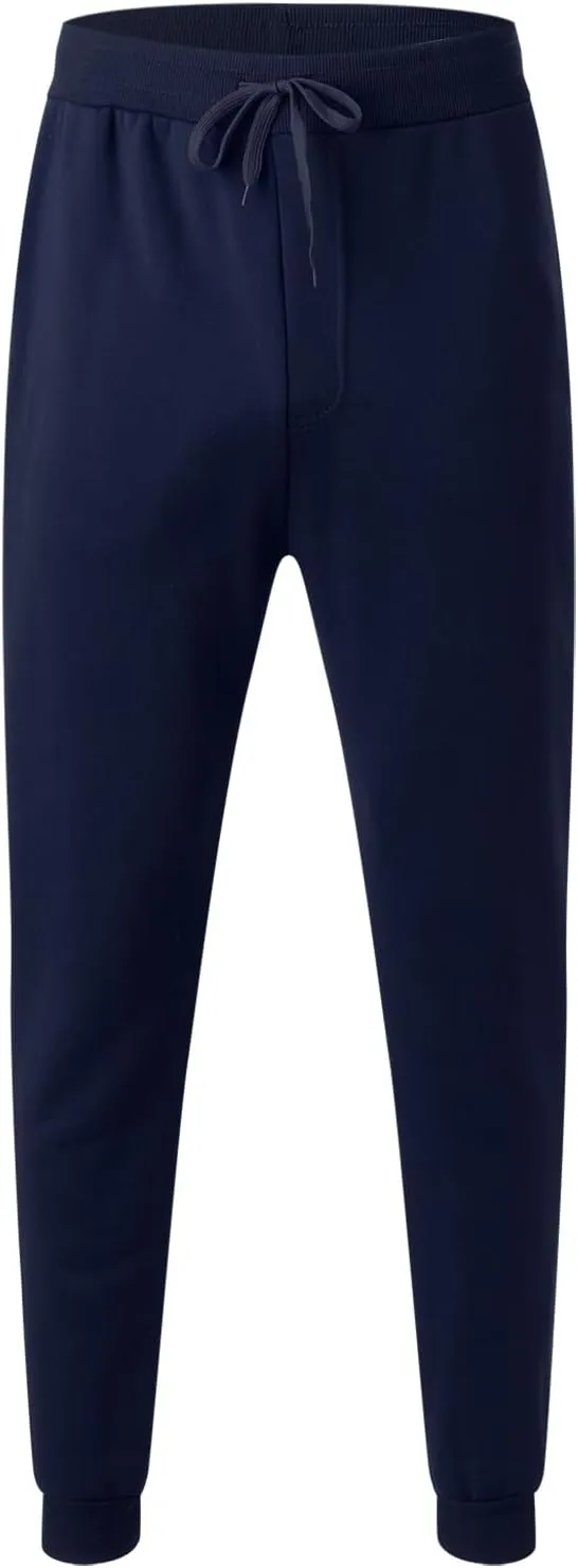 Big and Tall Sweatpants for Men Bottoms Slim Fit Sports Trousers with Zip Pockets Mens Cargo Sweatpants Heavyweight