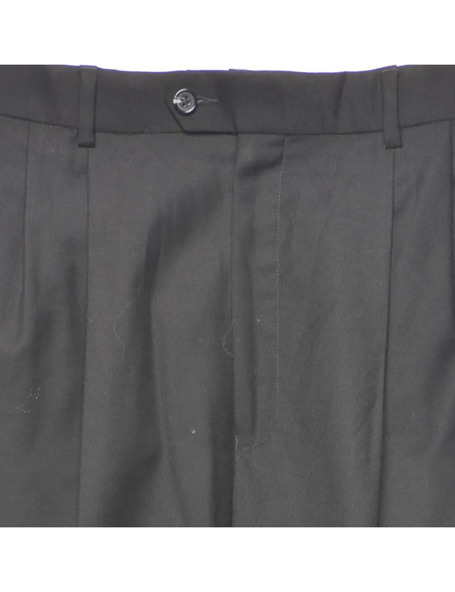 Black Classic Suit Trousers - W34 L30