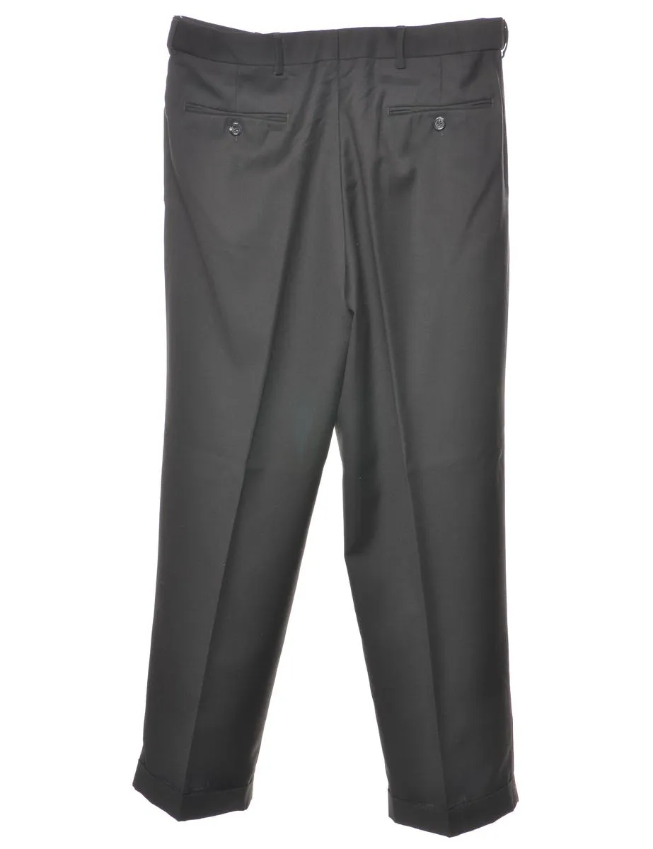 Black Classic Suit Trousers - W34 L30