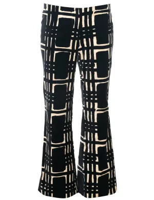 Black Velvet Y2K Trousers - W30 L29