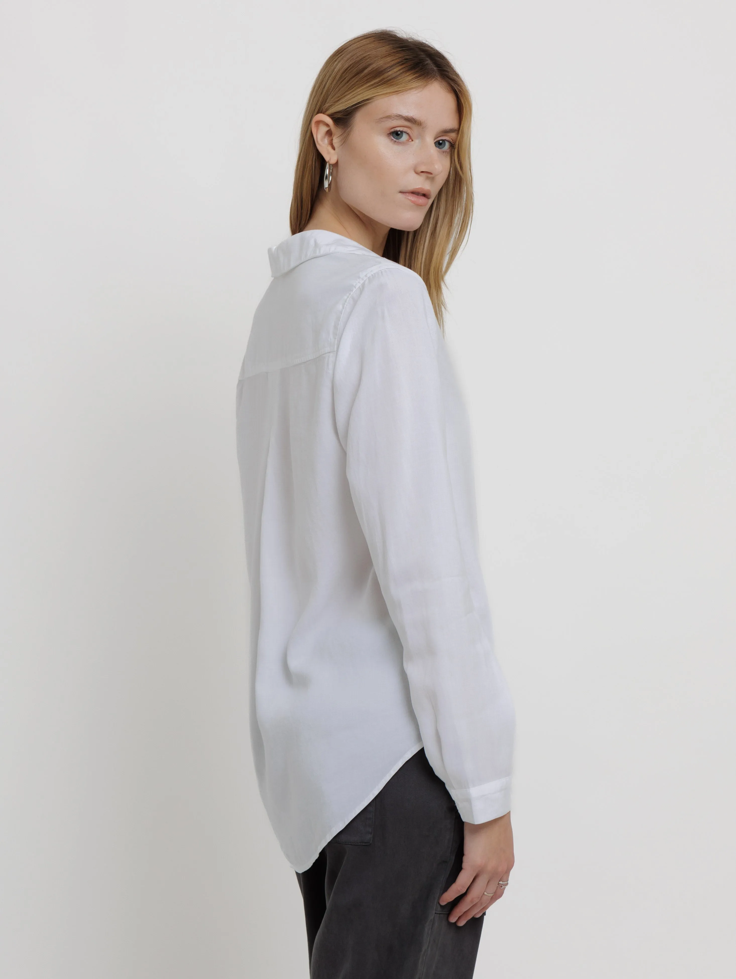 Button Down Shirt - White