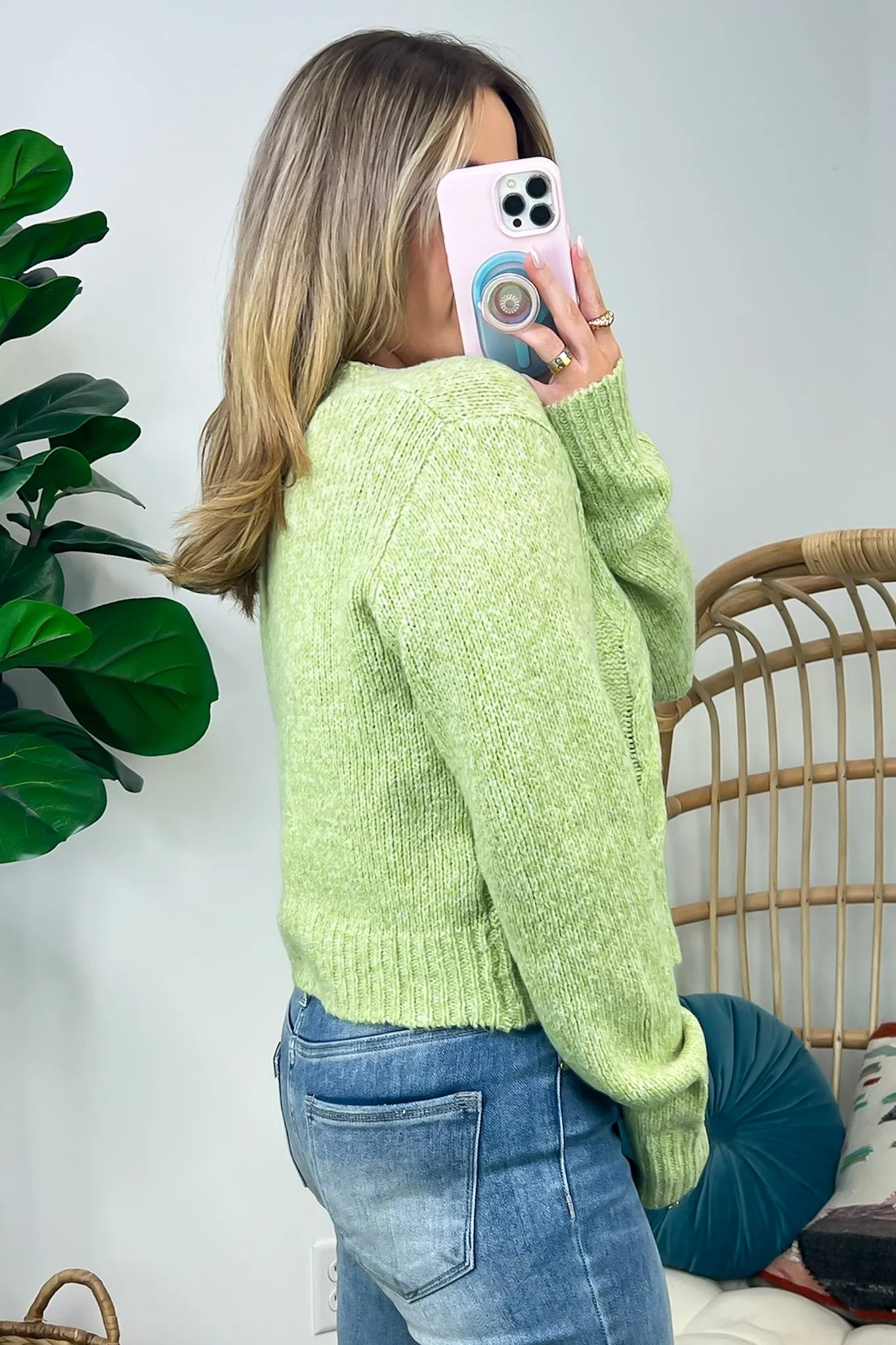 Caliah Button Up Knit Sweater - FINAL SALE