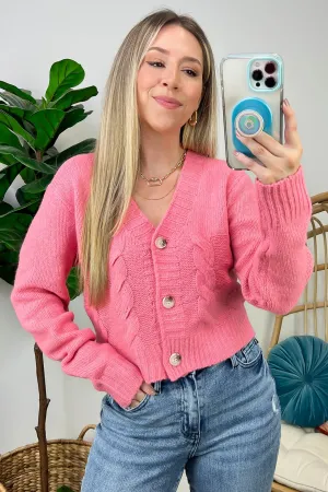 Caliah Button Up Knit Sweater - FINAL SALE