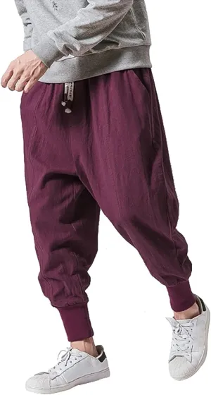 Cargo Pants for Men Big and Tall Lounge Pants Men's Casual Pants Overalls Solid Color Multi-Pocket Straight Trousers