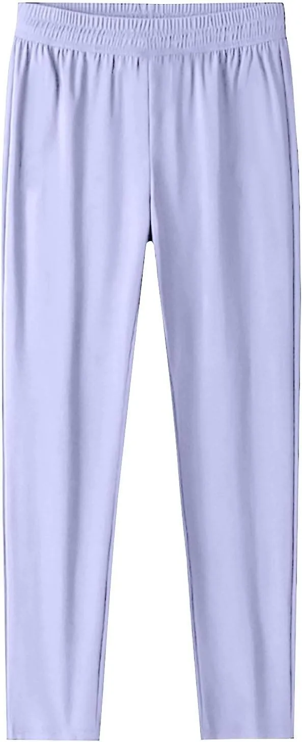 Cargo Pants Women Linen, Straight Leg Yoga Pants for Women High Waisted Trousers Palazzo Dressy Straight Leg