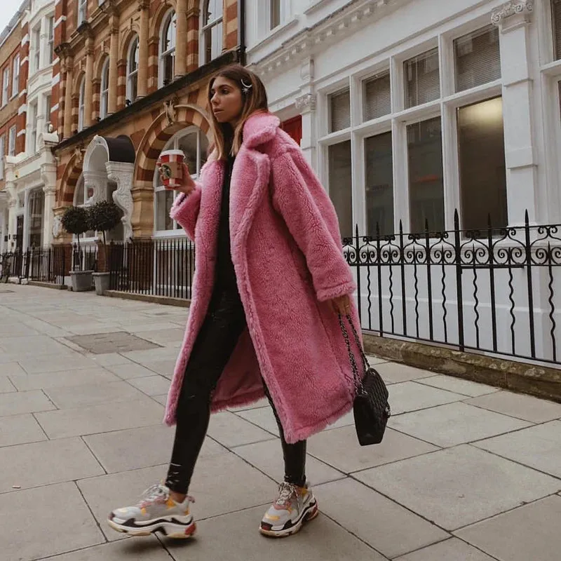 Cashmere and Silk Teddy Coats