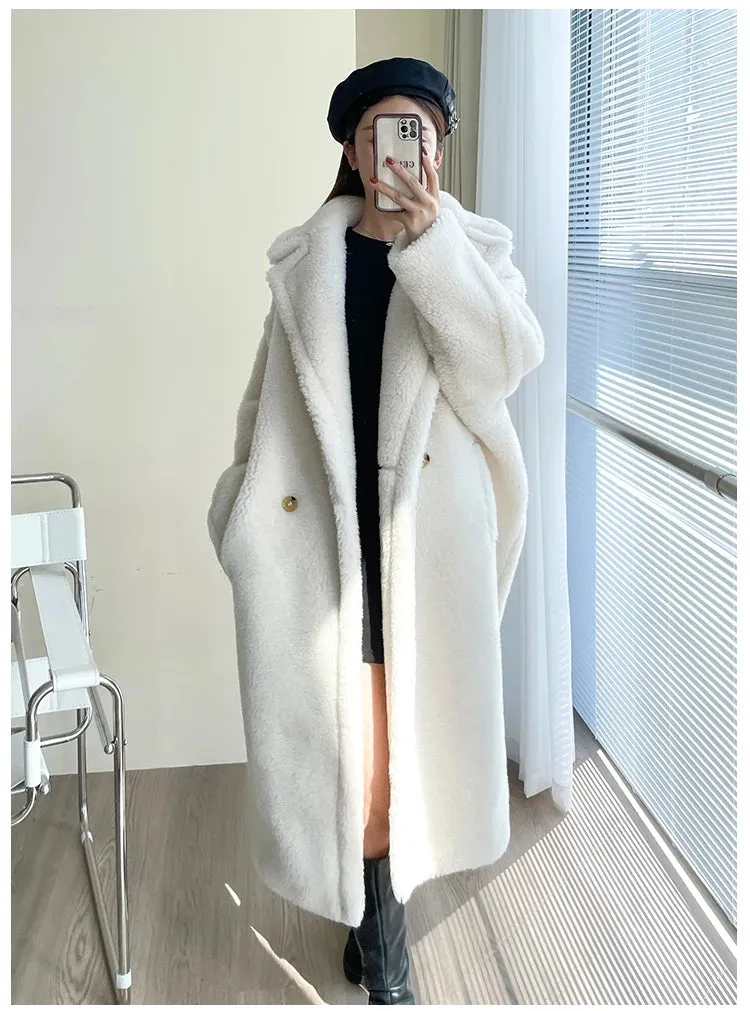 Cashmere and Silk Teddy Coats