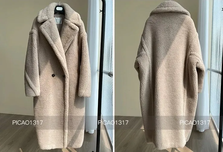 Cashmere and Silk Teddy Coats