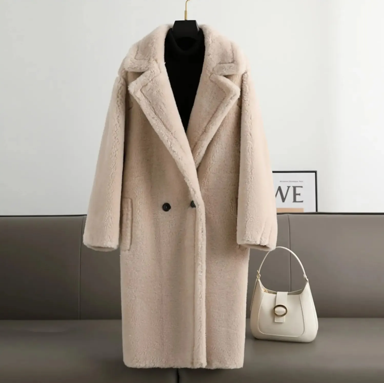 Cashmere and Silk Teddy Coats