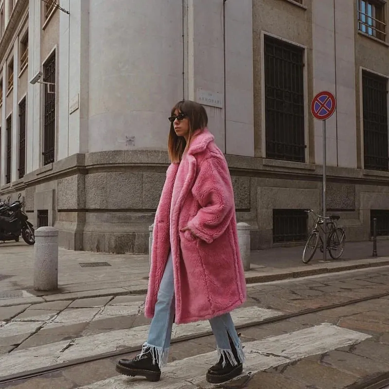 Cashmere and Silk Teddy Coats