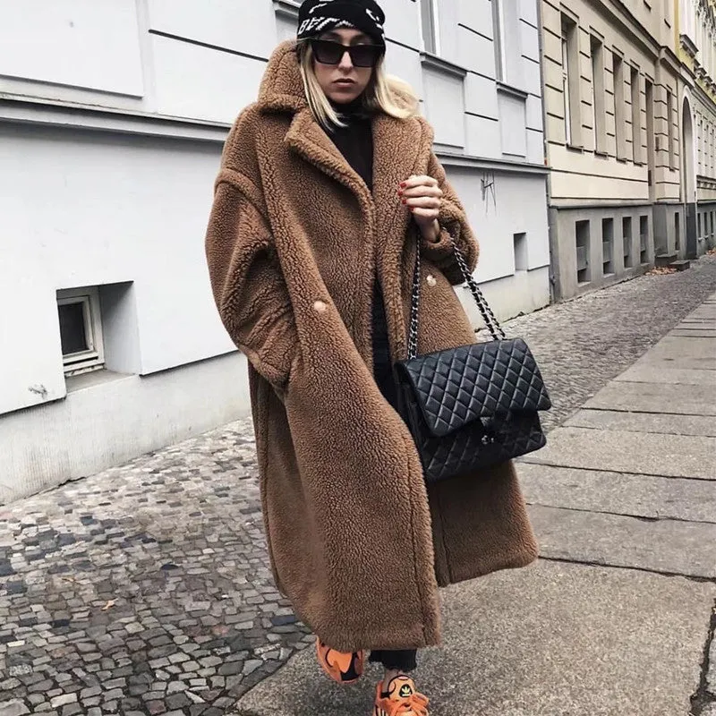 Cashmere and Silk Teddy Coats