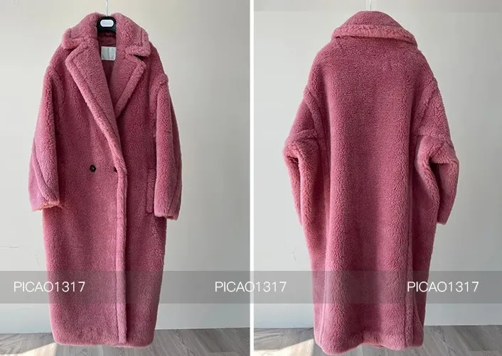 Cashmere and Silk Teddy Coats
