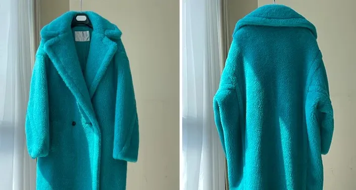 Cashmere and Silk Teddy Coats
