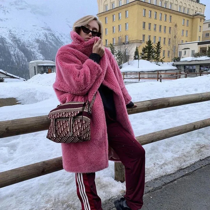 Cashmere and Silk Teddy Coats