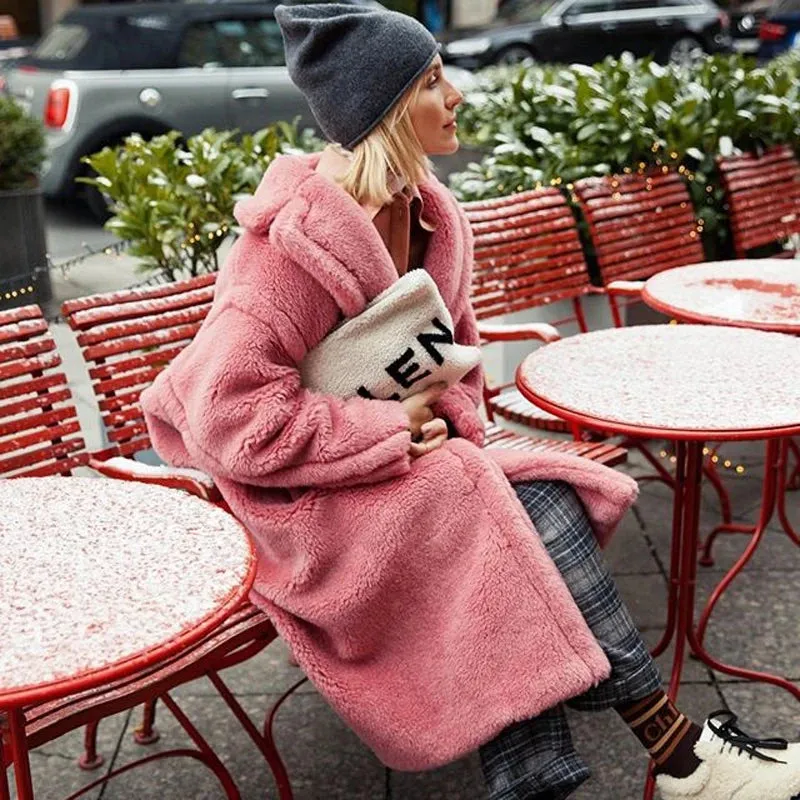 Cashmere and Silk Teddy Coats