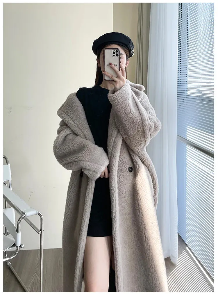 Cashmere and Silk Teddy Coats