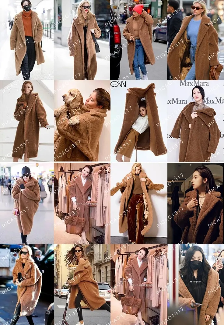Cashmere and Silk Teddy Coats