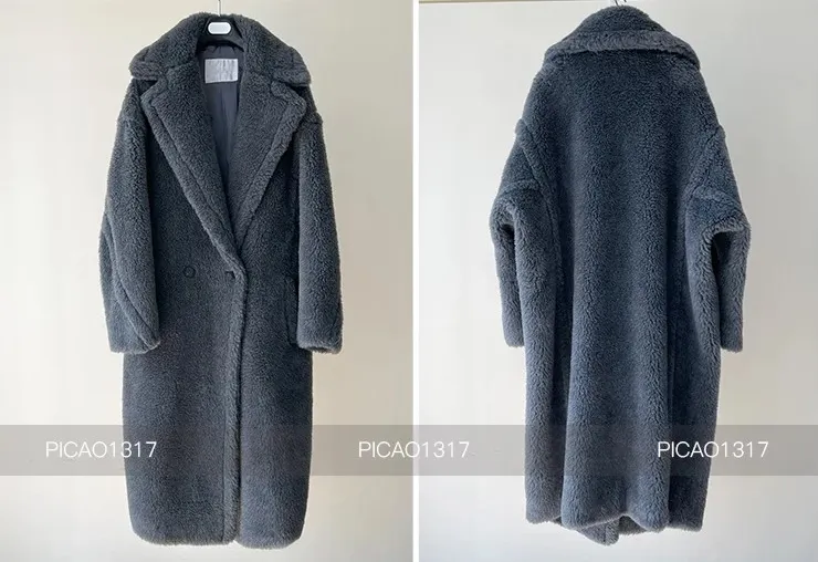 Cashmere and Silk Teddy Coats