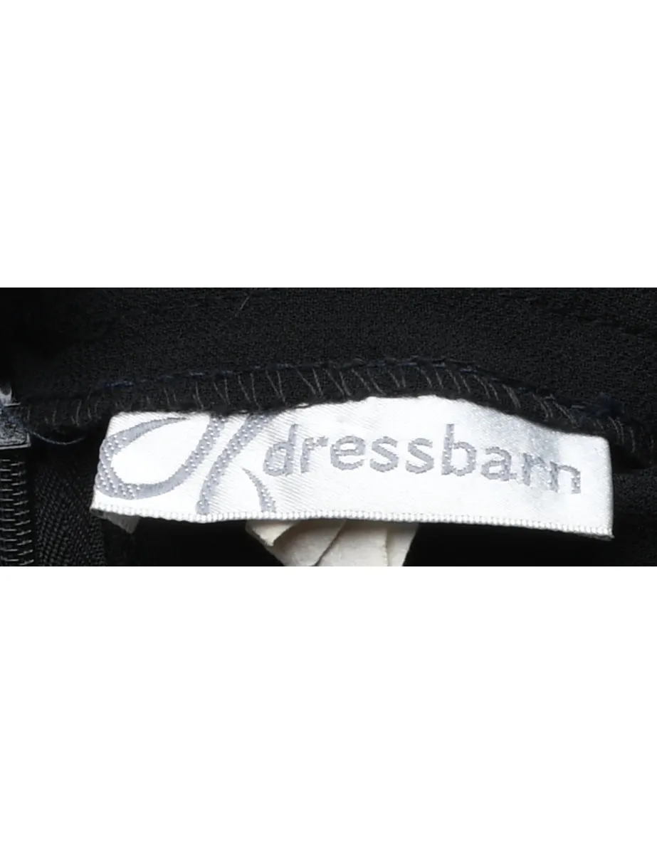 Classic Black Casual Trousers - W28 L2