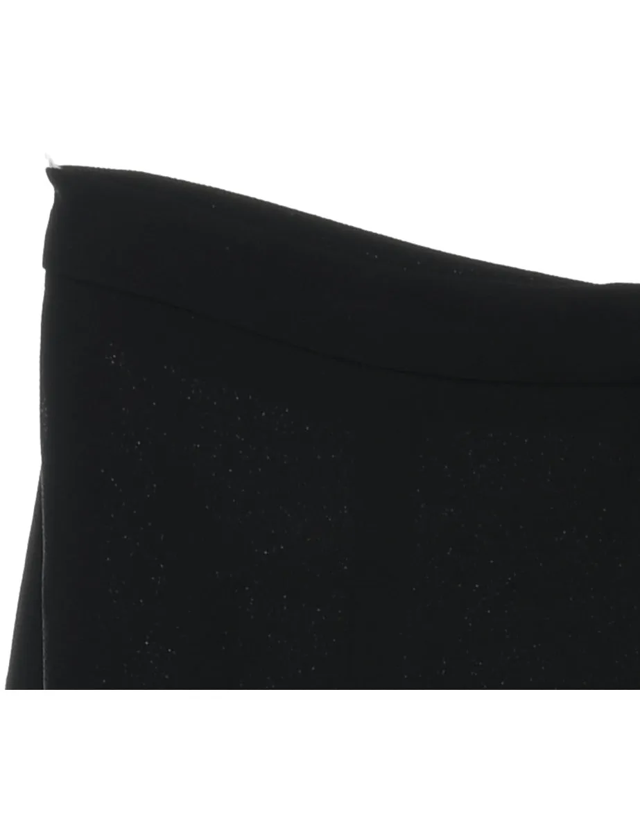 Classic Black Casual Trousers - W28 L2