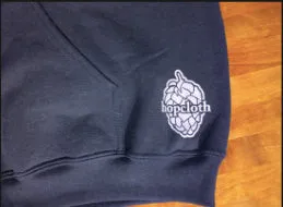 Craft Beer apparel- Hop Heart Zip-Up Hoodie