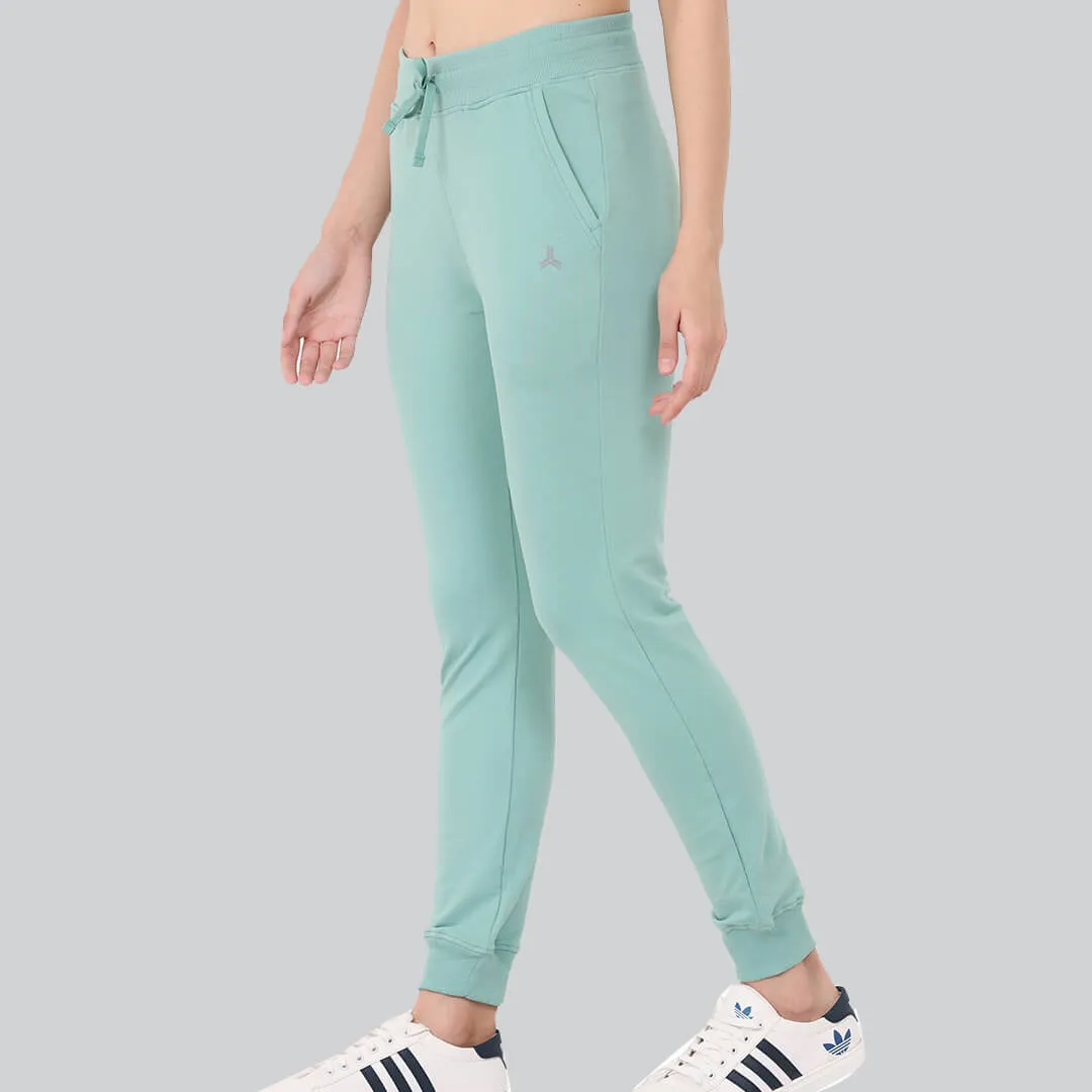 Cuffed Joggers - Creme de Menthe