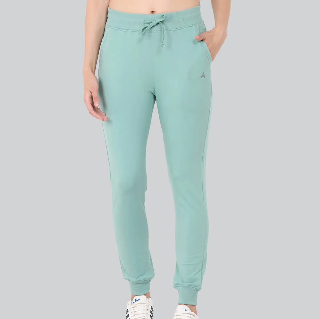 Cuffed Joggers - Creme de Menthe