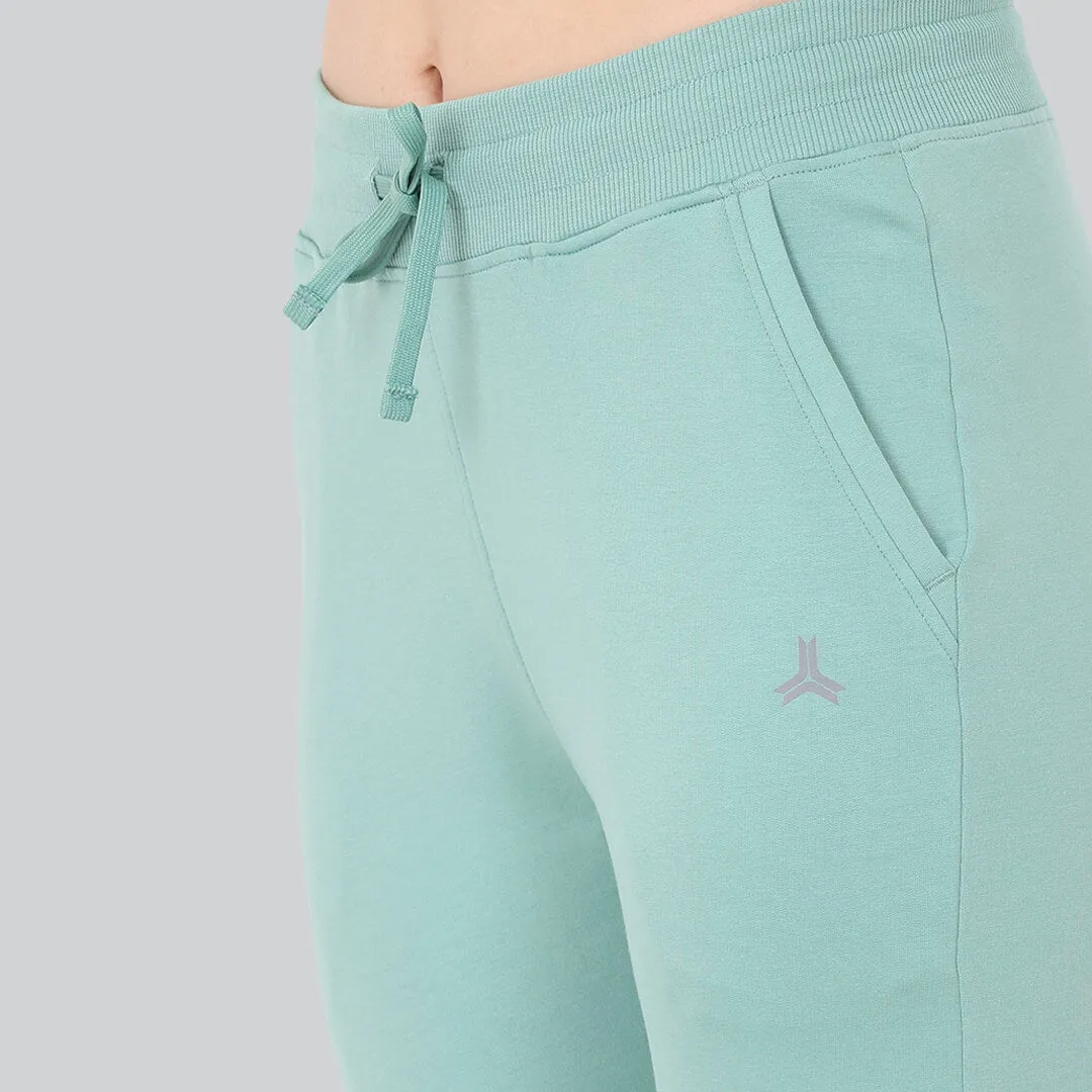 Cuffed Joggers - Creme de Menthe