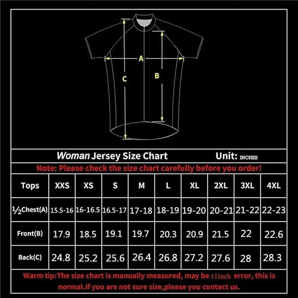 Customized Columbia Women Cycling Jersey Short Sleeve Quick Dry Shirts