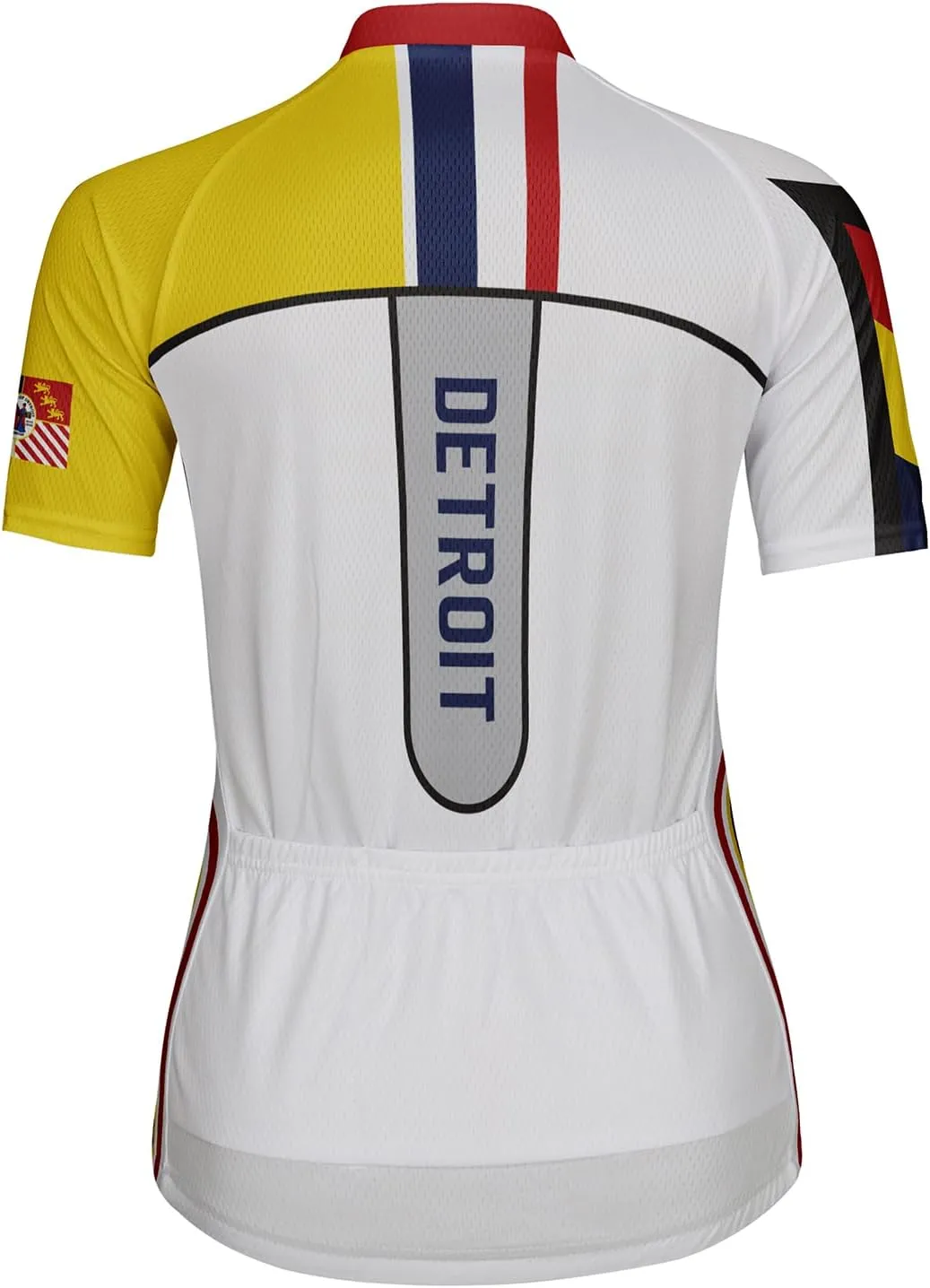 Customized Detroit Women Cycling Jersey Short Sleeve Quick Dry Shirts