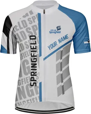 Customized Springfield Women Cycling Jersey Short Sleeve Quick Dry Shirts