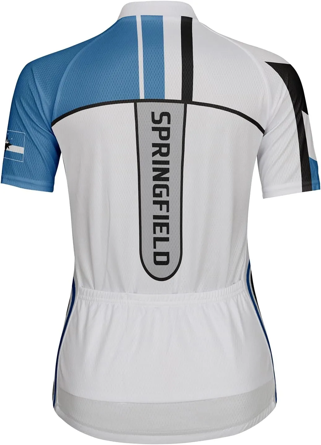 Customized Springfield Women Cycling Jersey Short Sleeve Quick Dry Shirts