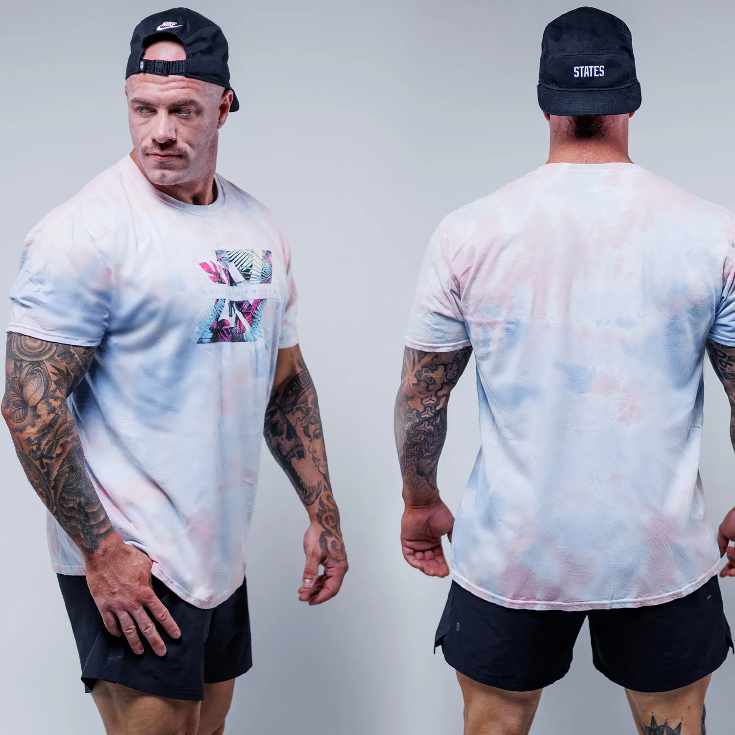 Cutler Nutrition Tropical Tie Dye Tee