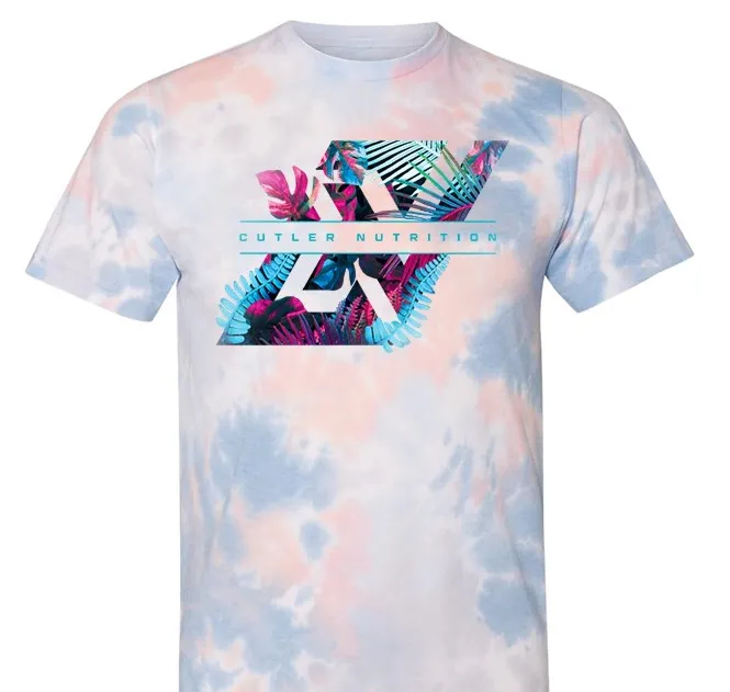 Cutler Nutrition Tropical Tie Dye Tee
