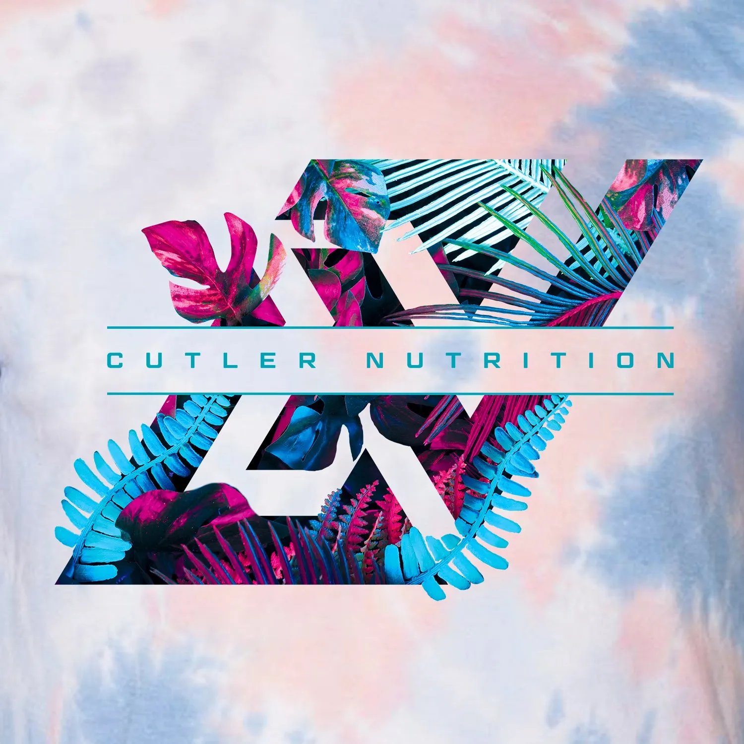 Cutler Nutrition Tropical Tie Dye Tee