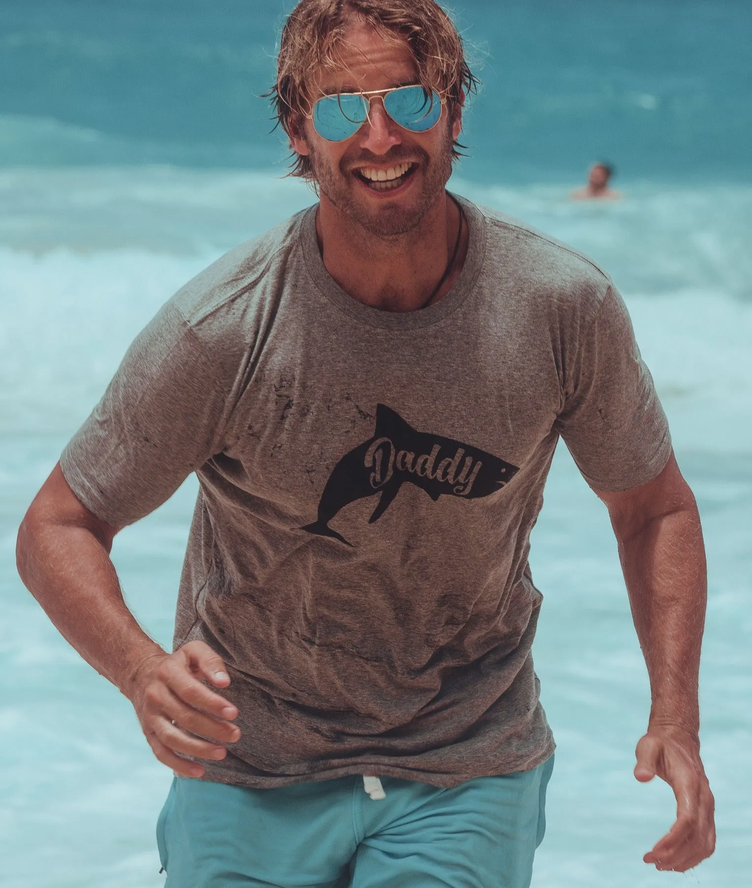 Daddy Shark Men's T Shirt