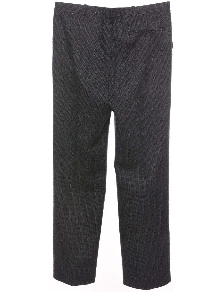 Dark Grey Classic Tapered Trousers - W33 L31