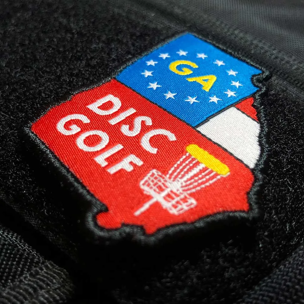 Disc Golf Pins | Georgia Disc Golf Patch - Perfect Disc Golf Gift