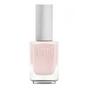 duri Nail Polish, 718 Warm Seduction, Warm Pastel Natural Pink, Full Coverage, Glossy Finish, Fast Drying, Soft Look, 0.5 Fl Oz