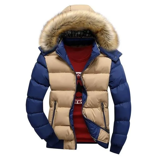 Fashion Hoodie Thicken Warm Casual Men's Coats
